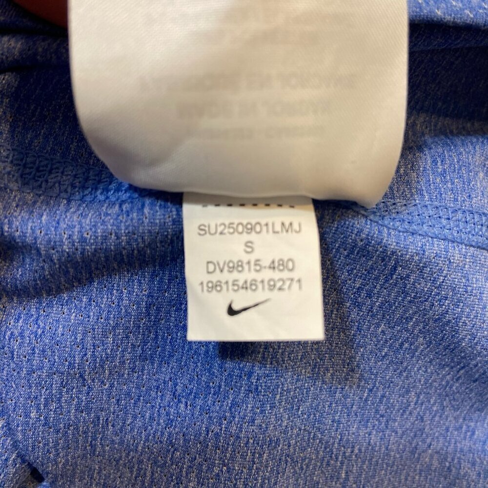 Nike Dri-Fit Men’s Training T-Shirt – Blue Heather – Size Small - Picture 6 of 6